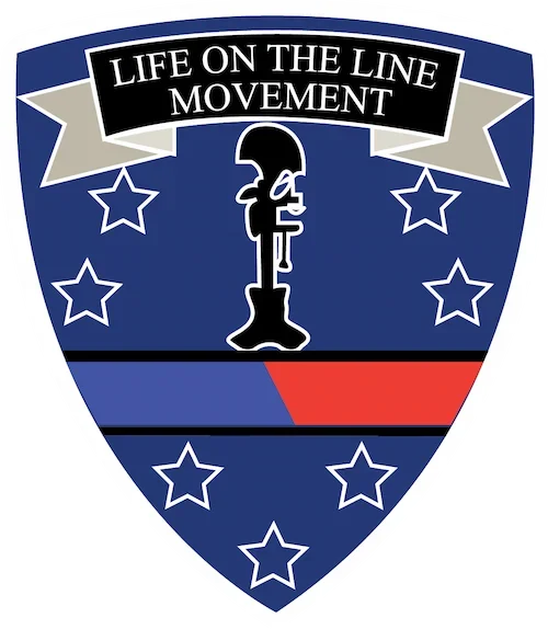 Life on the Line Movement shield logo